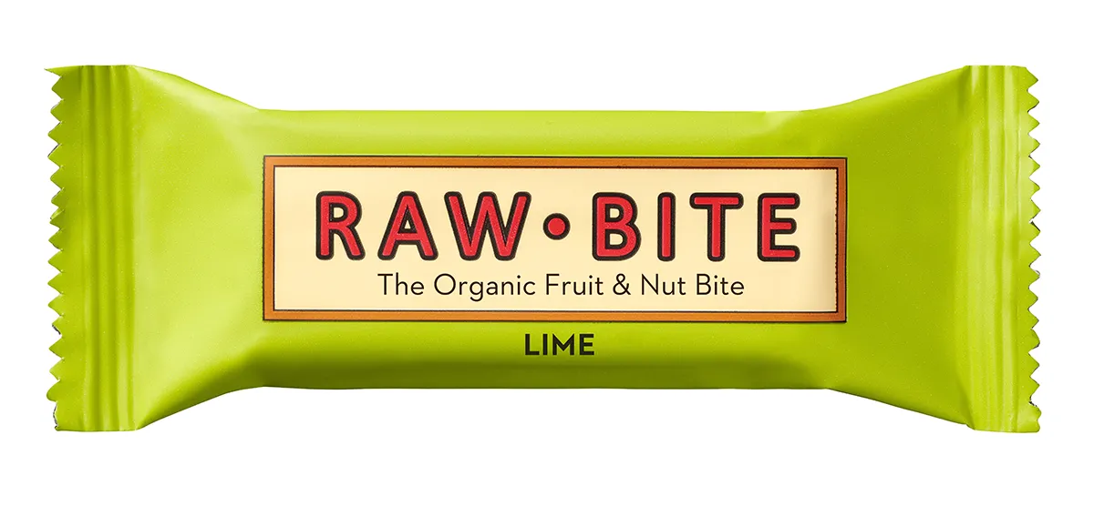 Raw Bite energybar gember/limoen bio & raw 50g